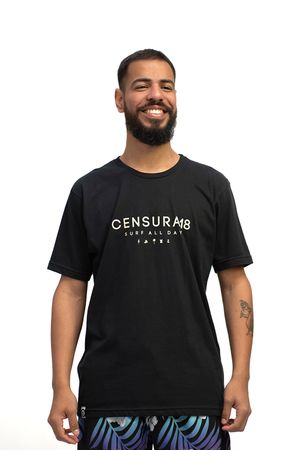 Camiseta Censura18 ASS 22-PRETO