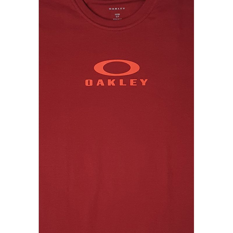 CAMISETA OAKLEY BARK NEW VERMELHA - Faz a Boa!