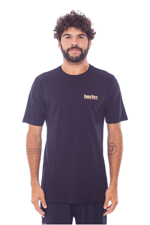 Camiseta Hurley Silk Puff-PRETO