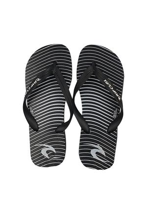 Chinelo Rip Curl Tunnels-BLACK