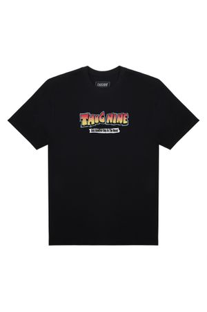 Camiseta Thug Nine BBQ-PRETO