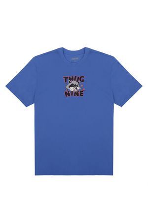 Camiseta Thug Nine The Bite.-AZUL