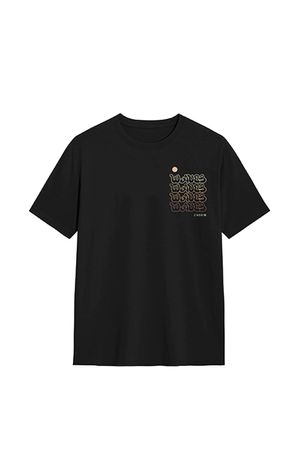 Camisetas Censura 18 Waves-PRETO